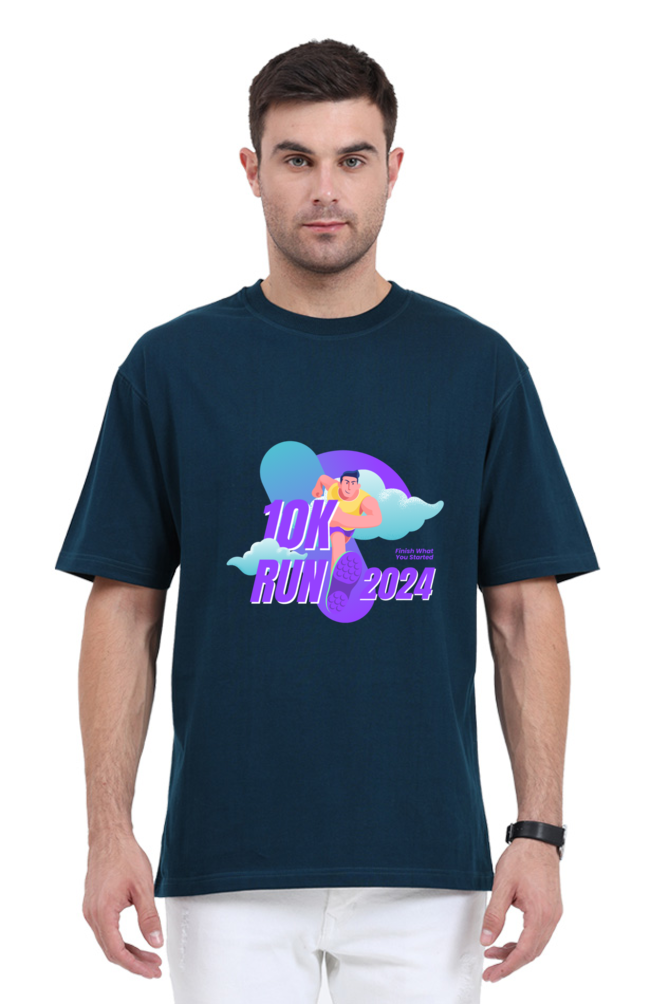 Unisex Oversized T-Shirt - 10K Run 2024 Edition