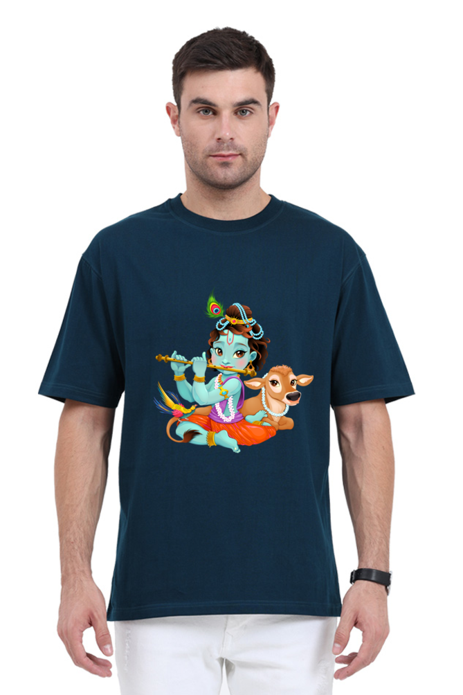 Unisex Oversized "Bal Krishna" T-Shirt