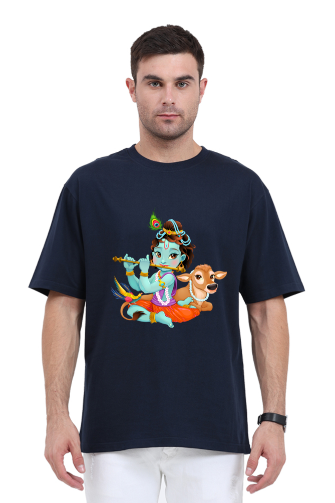 Unisex Oversized "Bal Krishna" T-Shirt