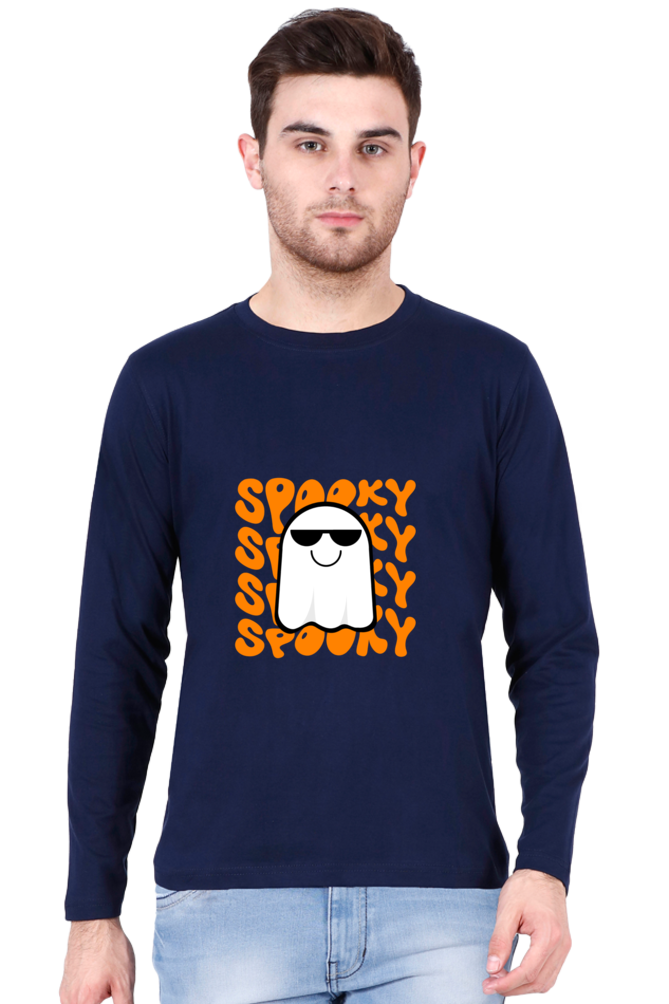 Men's Spooky Round Neck T-Shirt