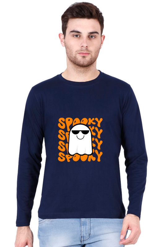 Men's Spooky Round Neck T-Shirt