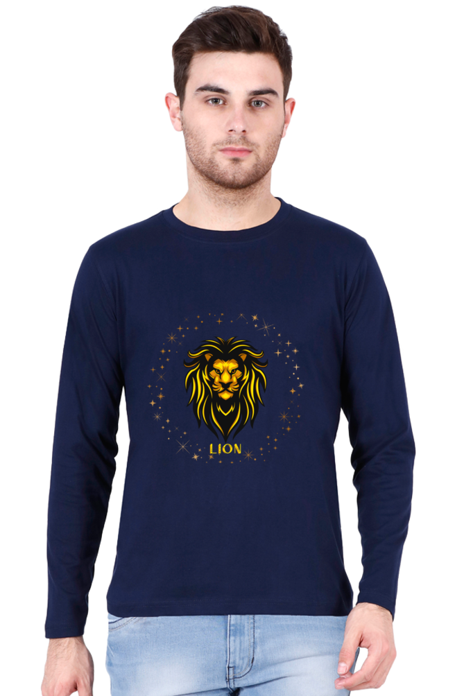 Men's "Lion" Round Neck T-Shirt