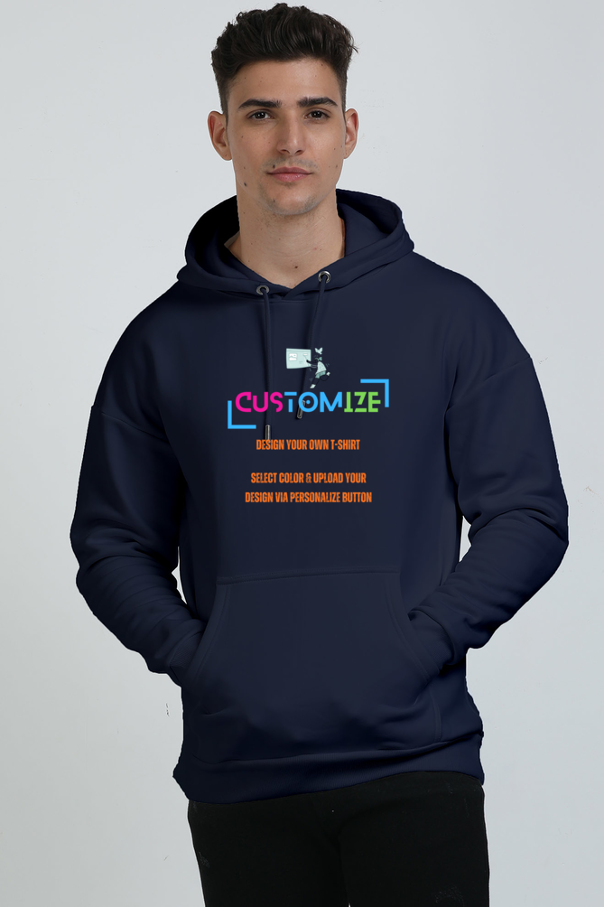 Customizable || Design Your Own Cool Sweatshirt || Unisex Oversized Hooded Sweatshirt