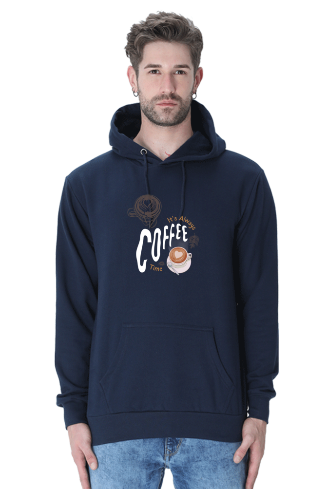 "It's Always Coffee Time" Unisex Hooded Sweatshirt