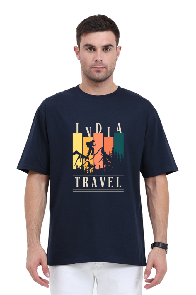 Unisex Oversized "Travel India" T-Shirt