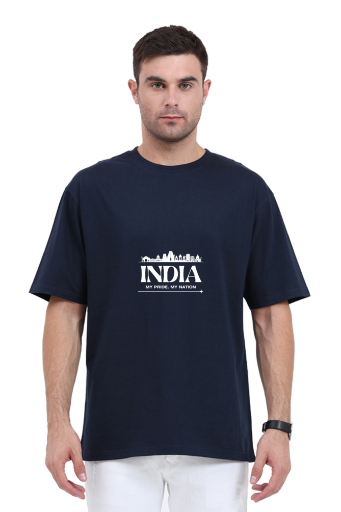 Unisex Oversized "India My Pride My Nation" T-Shirt