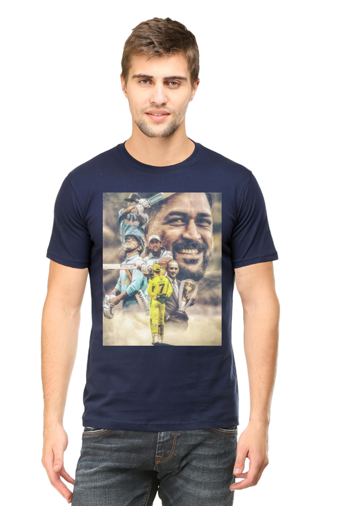 Unisex MS Dhoni "Mahi | Thala" T-Shirt