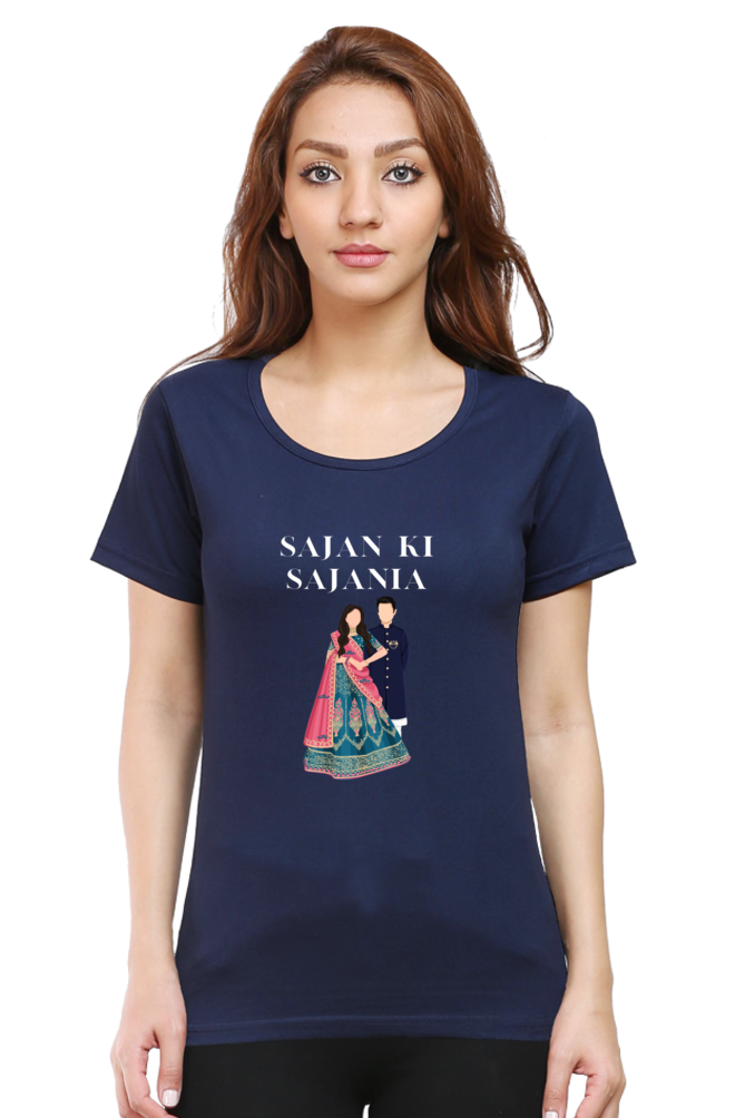 Women's "Sajan Ki Sajania" T-Shirt