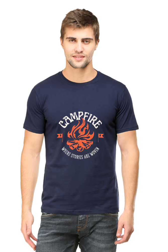 Men’s “Campfire: Where Stories Are Woven” T-Shirt