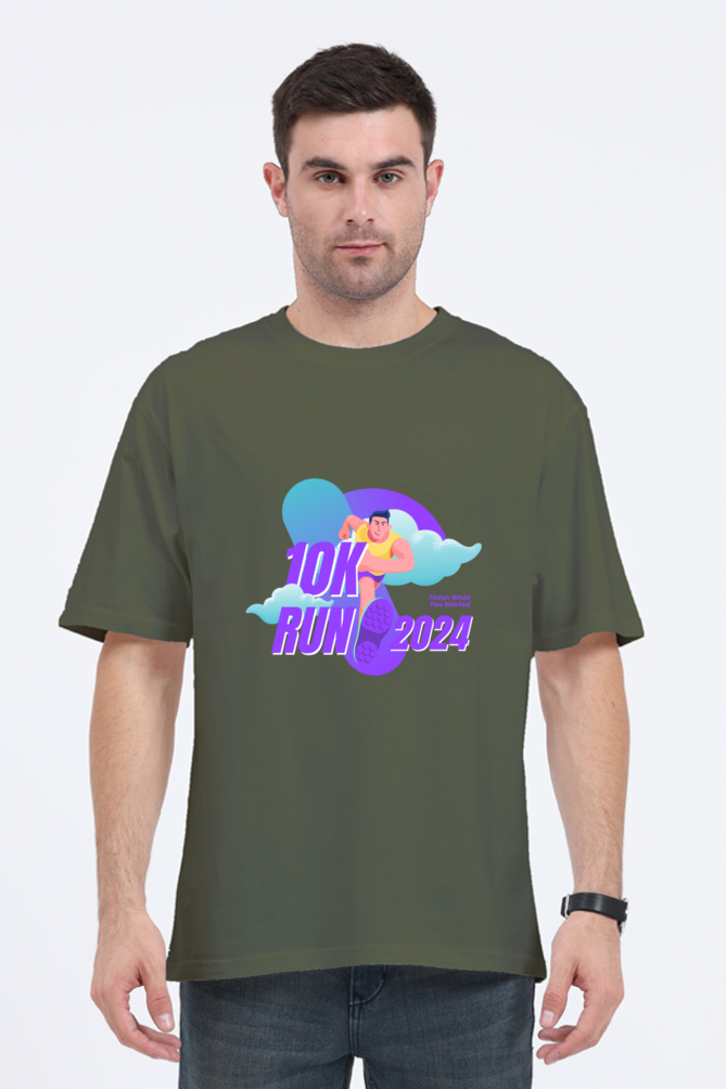 Unisex Oversized T-Shirt - 10K Run 2024 Edition