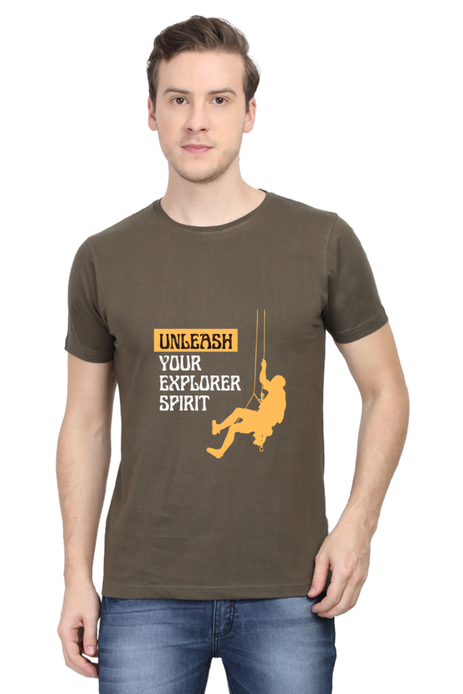 Men’s “Unleash Your Explorer Spirit” T-Shirt