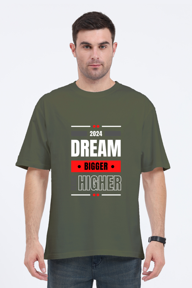 Unisex- 2024 “Dream Bigger, Reach Higher” Inspirational T-Shirt