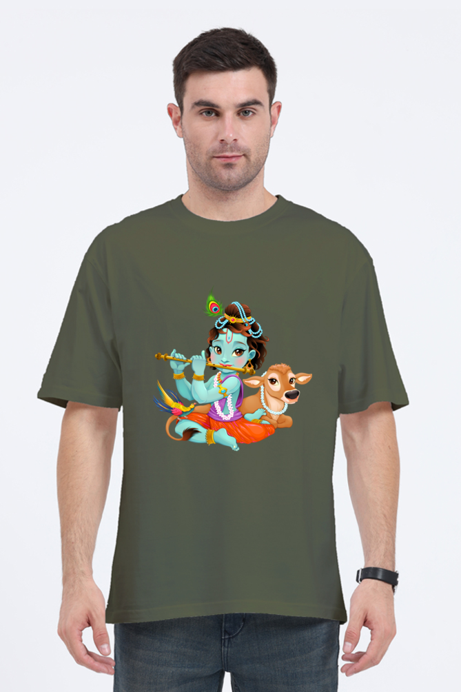 Unisex Oversized "Bal Krishna" T-Shirt