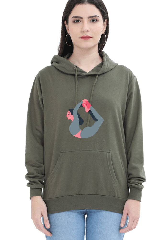 Unisex "Yoga Vibes" Hooded Sweatshirt