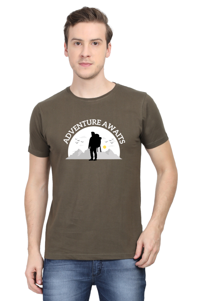 Men’s “Adventure Awaits” T-Shirt