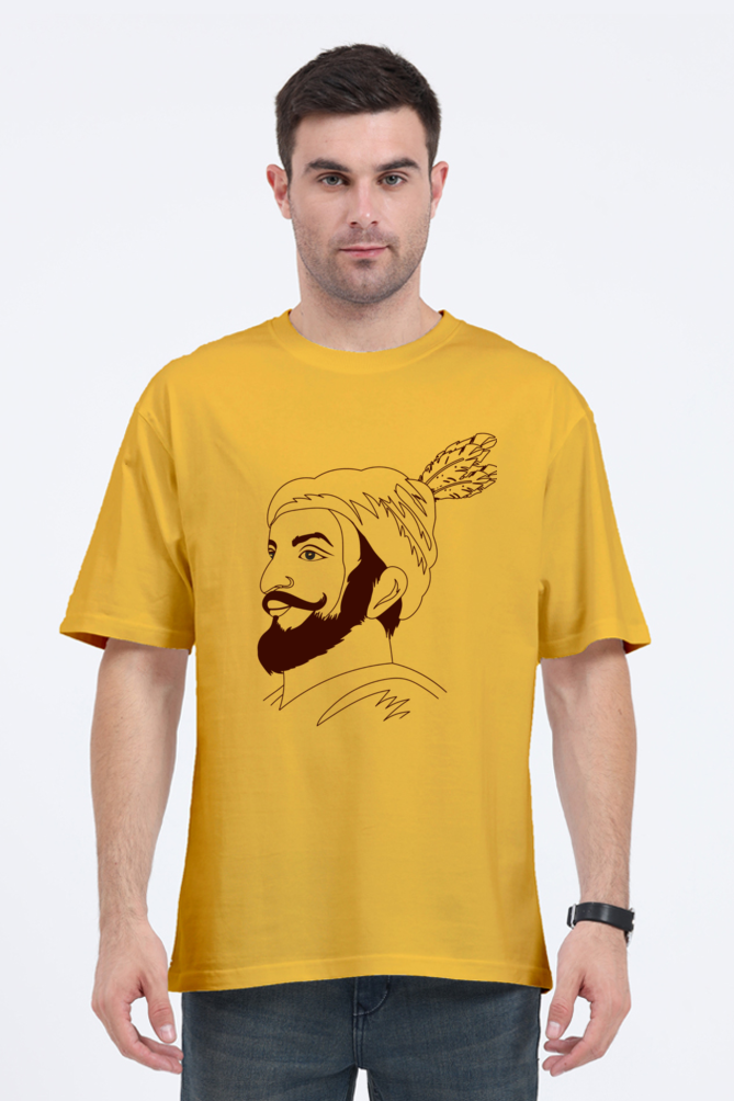 Unisex Oversized "Chhatrapati Shivaji" T-Shirt