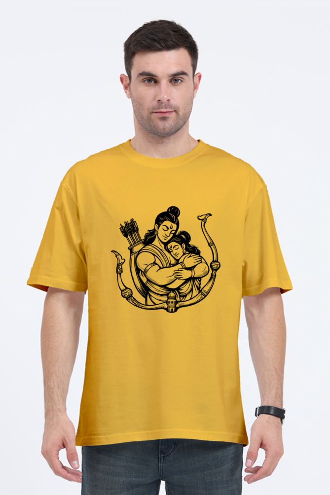 Unisex Oversized "Shree Ram and Sita" T-Shirt