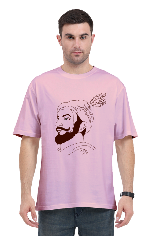 Unisex Oversized "Chhatrapati Shivaji" T-Shirt