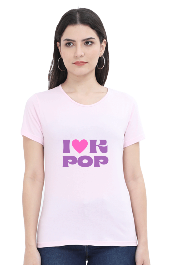 Women's "I Love K-Pop" T-Shirt