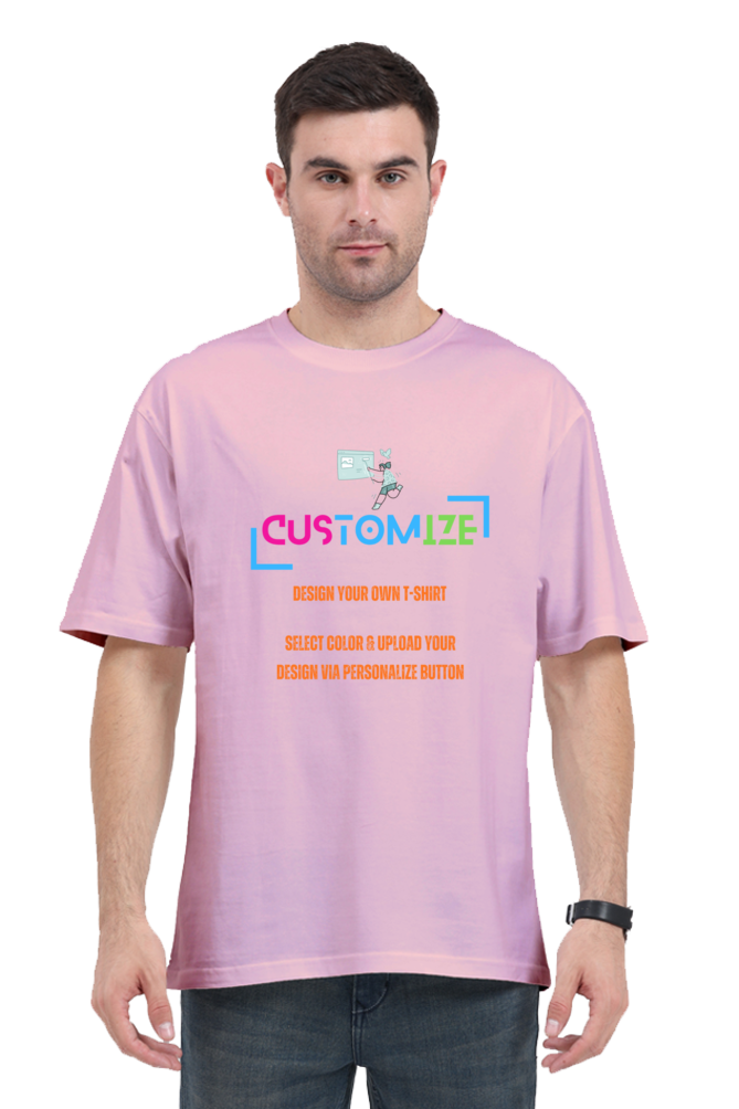 Customizable || Design Your Own Cool Oversized T-Shirt || Unisex Oversized Classic T-Shirt