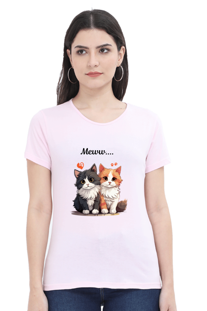 Women's Best Friends Cute Cat T-Shirt