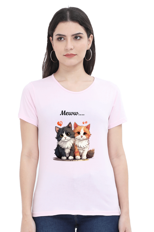 Women's Best Friends Cute Cat T-Shirt