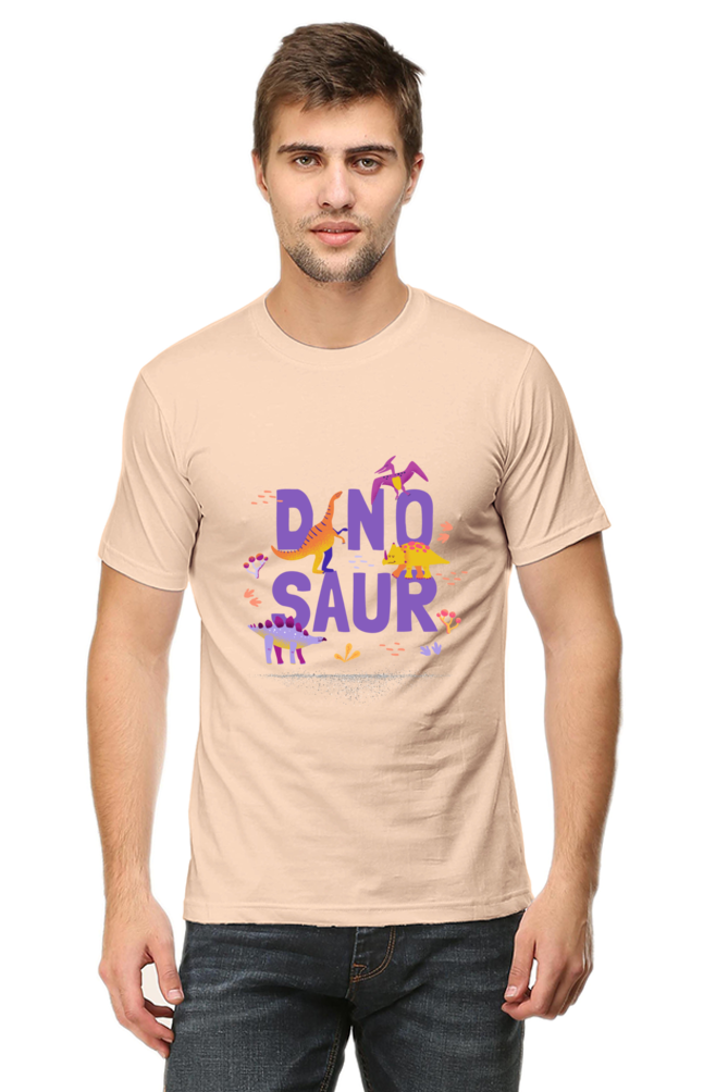 Men's Dinosaur Round Neck T-Shirt