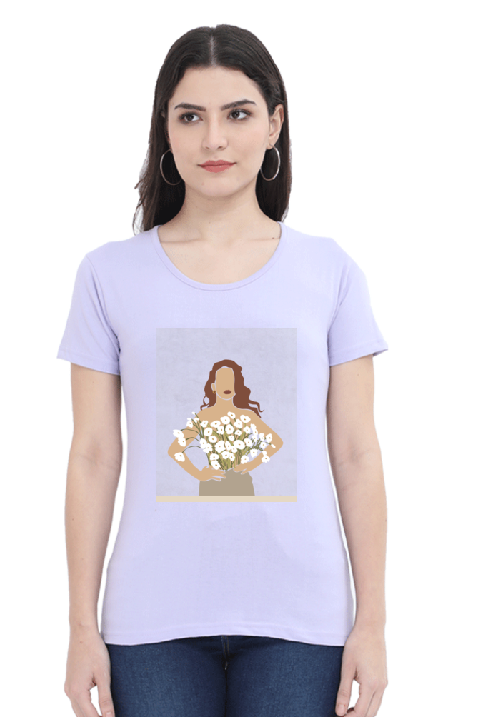 Women's "Canvases and Flowers" T-Shirt