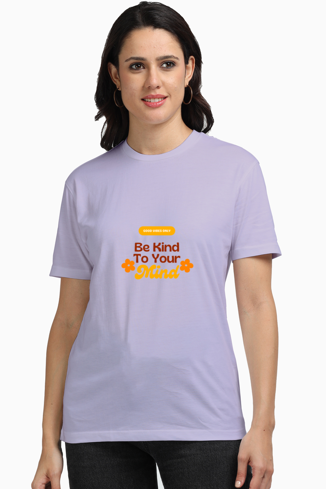 Women's premium "Be Kind for Your Mind" Supima Cotton T-Shirt