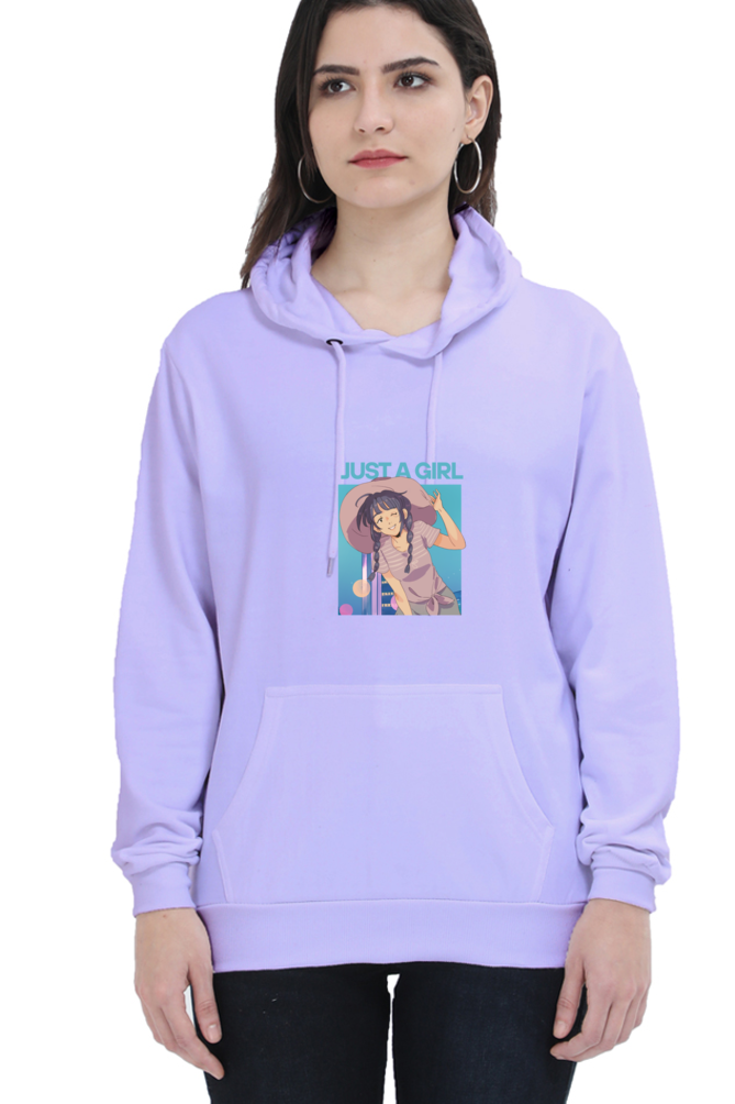 Unisex "Just a Girl" Hooded Sweatshirt