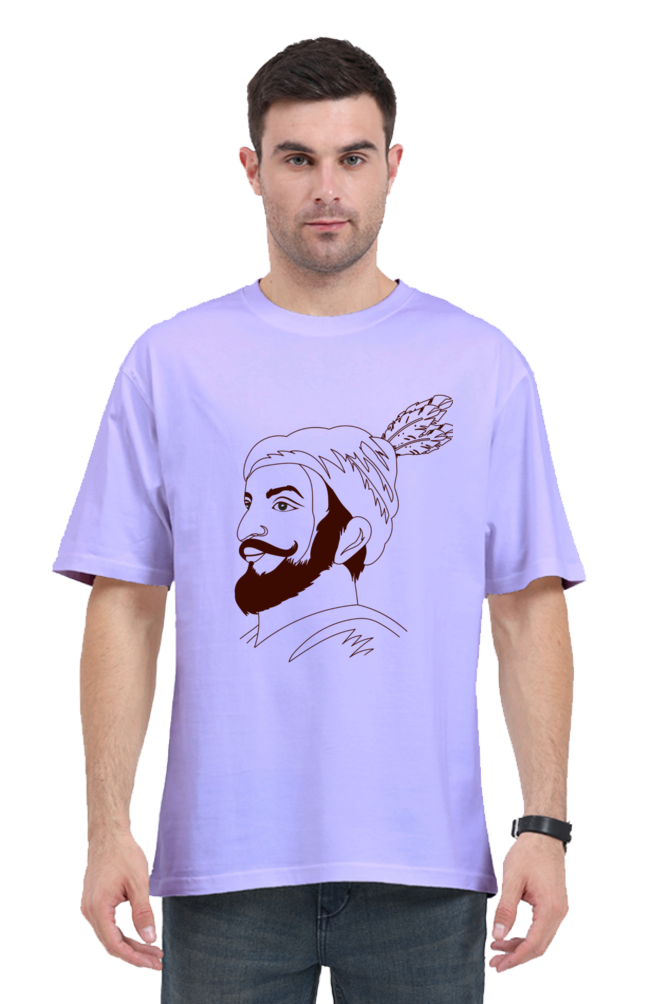 Unisex Oversized "Chhatrapati Shivaji" T-Shirt