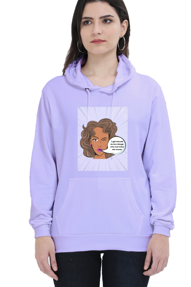 Women "Girl Power" Hooded Sweatshirt