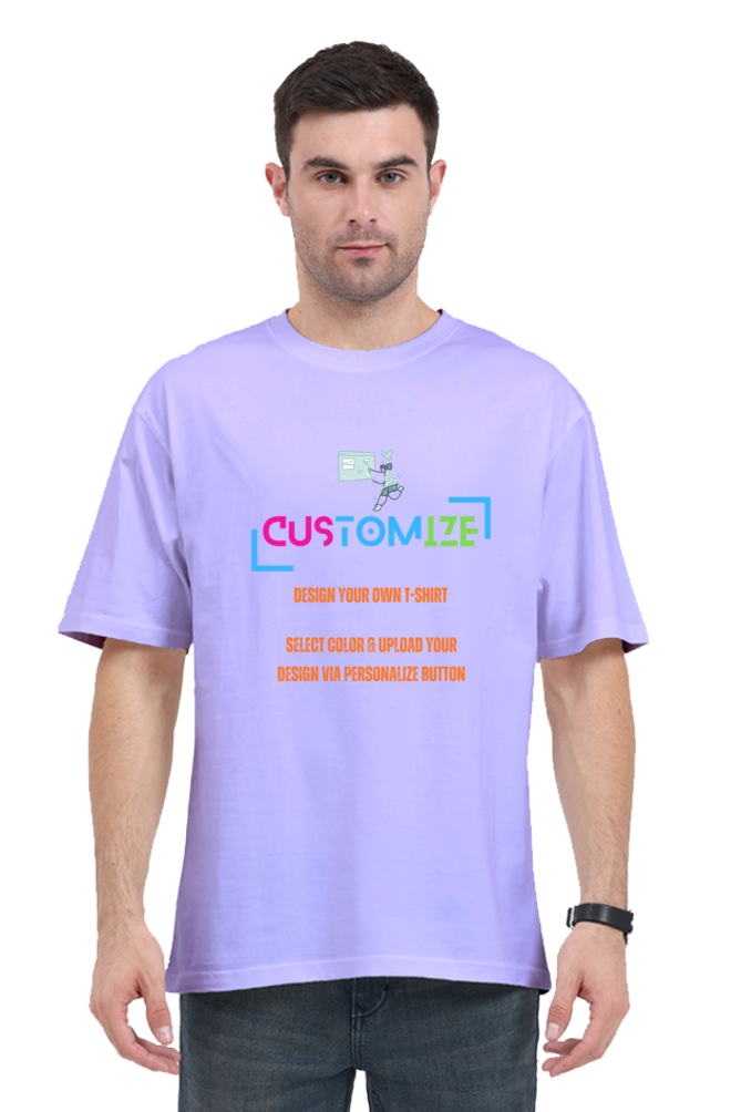 Customizable || Design Your Own Cool Oversized T-Shirt || Unisex Oversized Classic T-Shirt