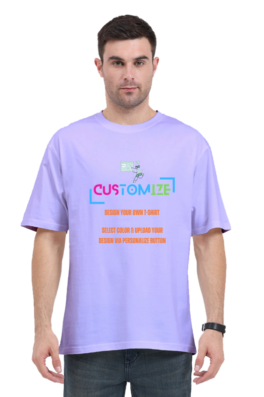 Customizable || Design Your Own Cool Oversized T-Shirt || Unisex Oversized Classic T-Shirt