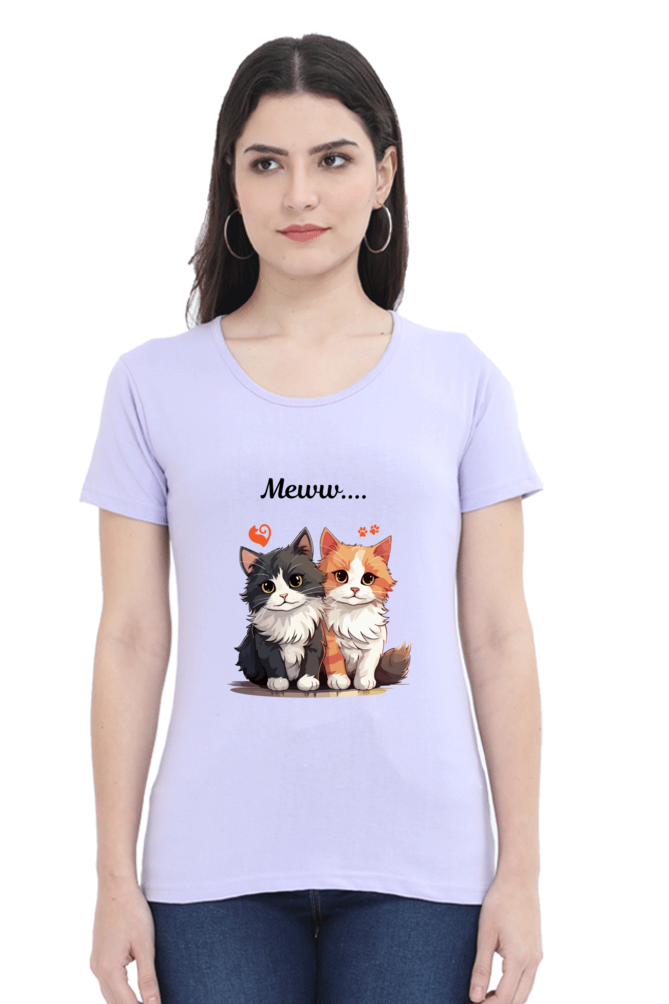 Women's Best Friends Cute Cat T-Shirt