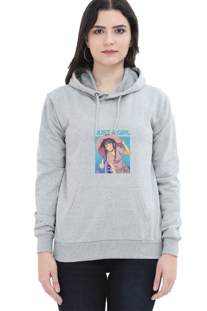 Unisex "Just a Girl" Hooded Sweatshirt