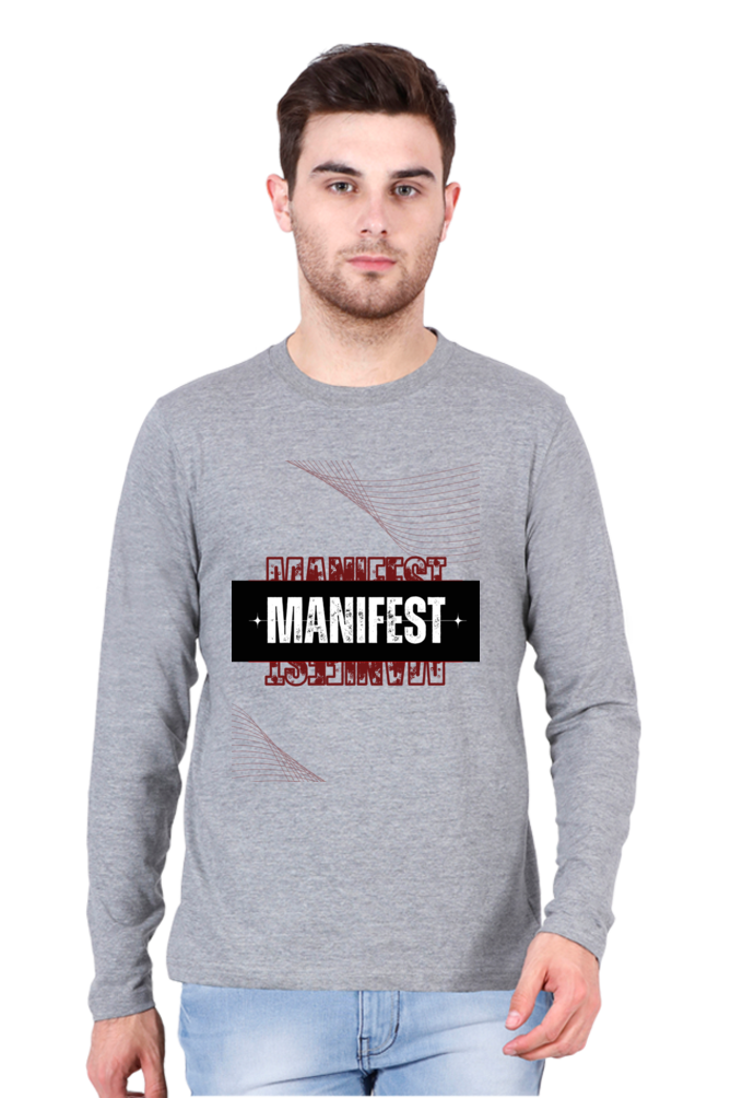 Men's "Manifestation" Round Neck T-Shirt