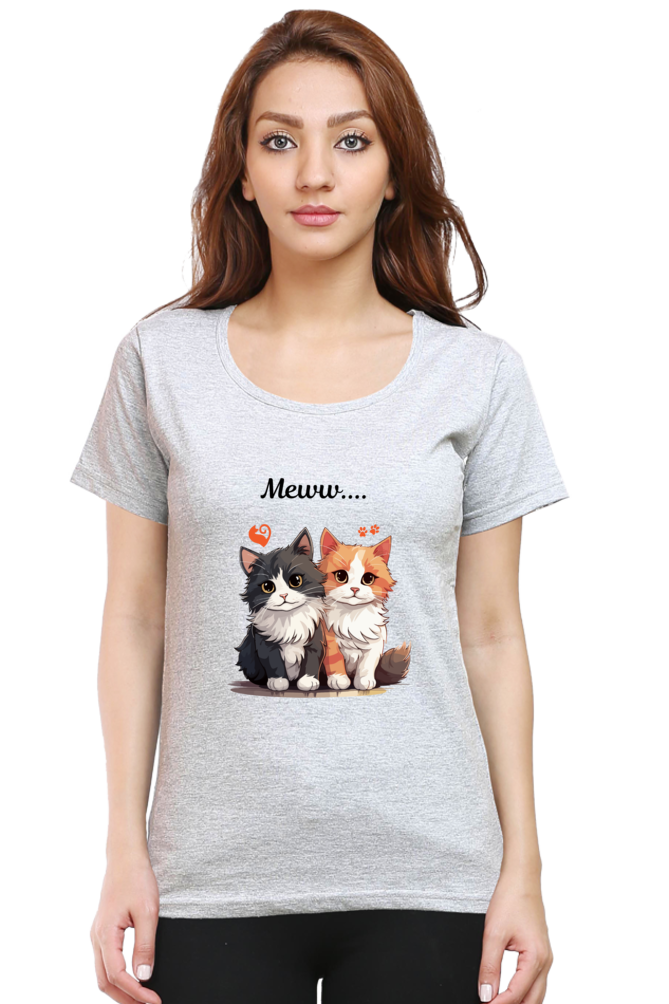 Women's Best Friends Cute Cat T-Shirt