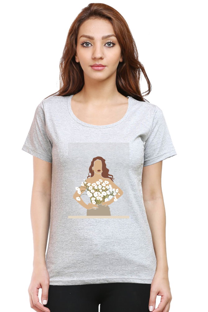 Women's "Canvases and Flowers" T-Shirt