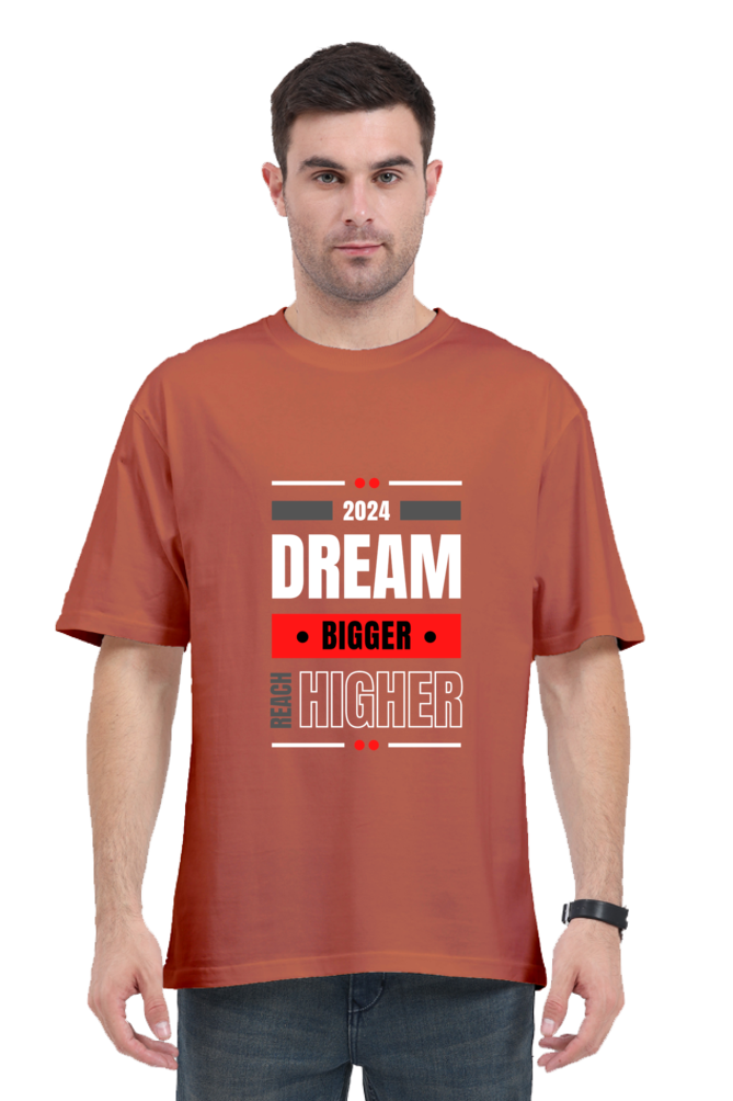 Unisex- 2024 “Dream Bigger, Reach Higher” Inspirational T-Shirt