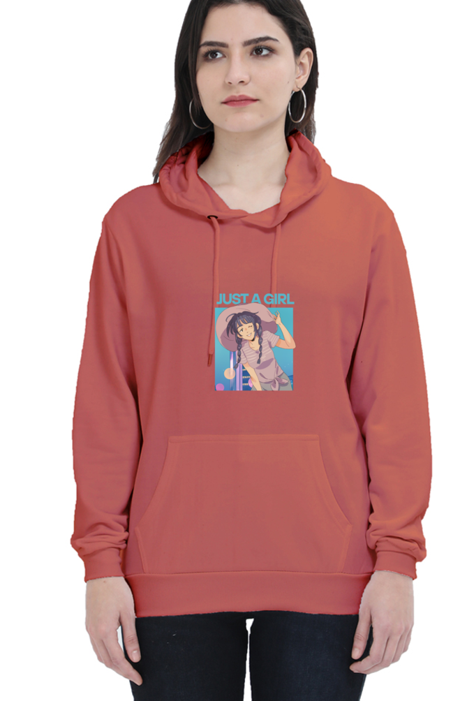 Unisex "Just a Girl" Hooded Sweatshirt