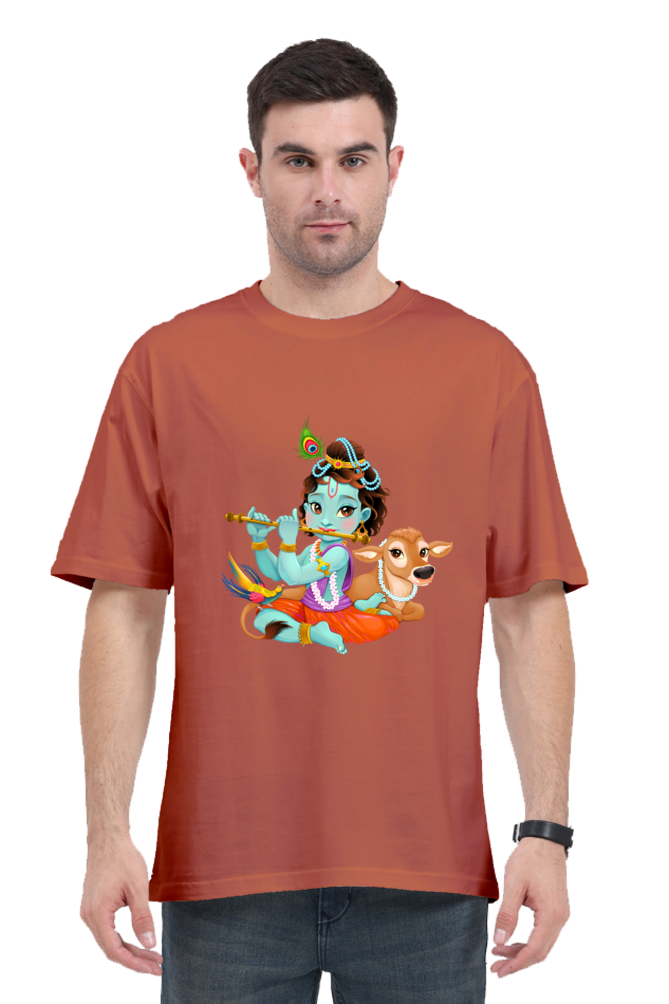 Unisex Oversized "Bal Krishna" T-Shirt