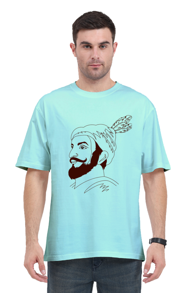 Unisex Oversized "Chhatrapati Shivaji" T-Shirt