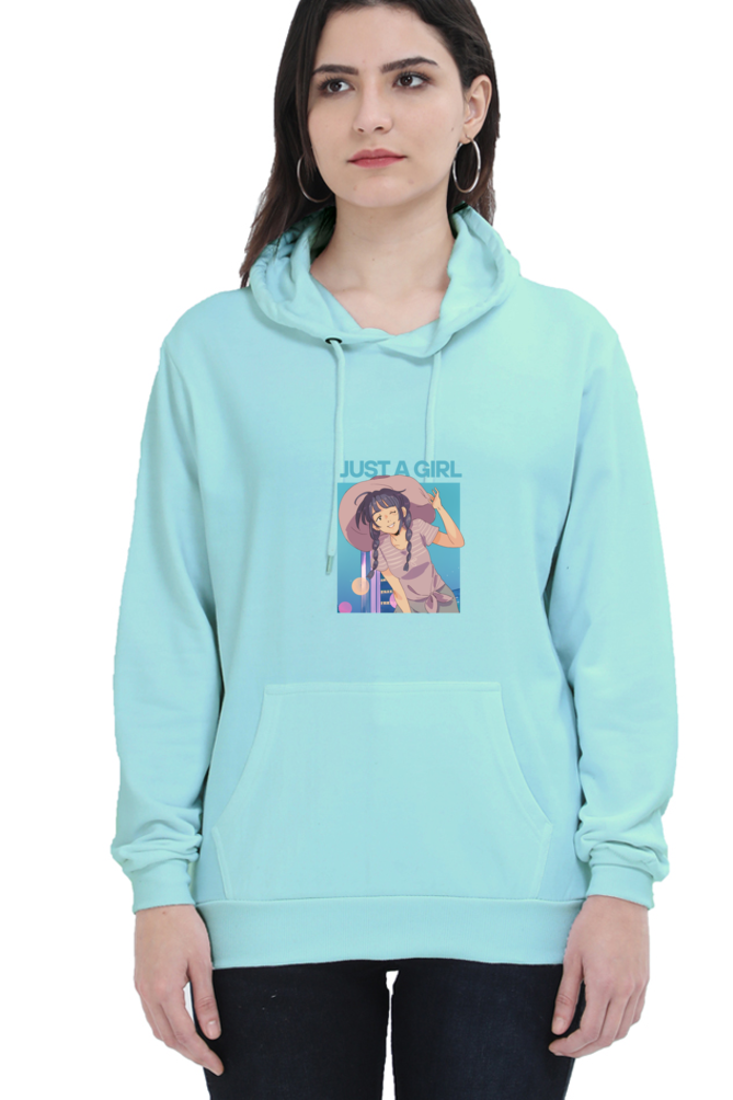 Unisex "Just a Girl" Hooded Sweatshirt