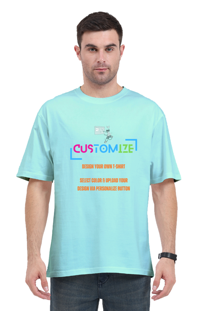 Customizable || Design Your Own Cool Oversized T-Shirt || Unisex Oversized Classic T-Shirt