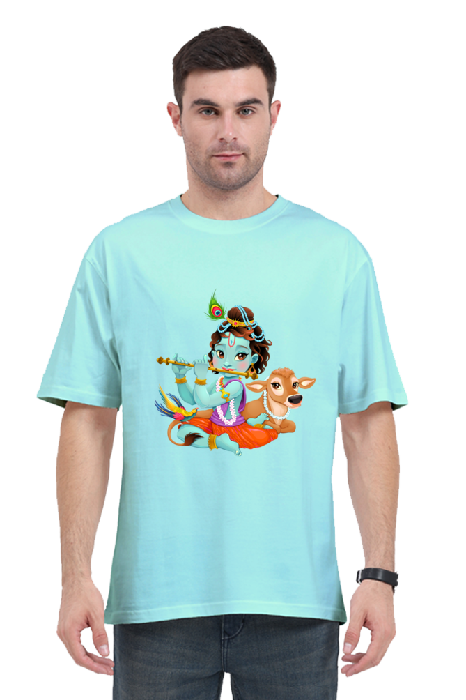 Unisex Oversized "Bal Krishna" T-Shirt