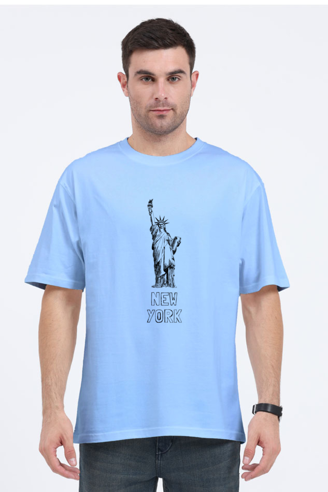 Unisex Oversized "New York Statue of Liberty" T-Shirt