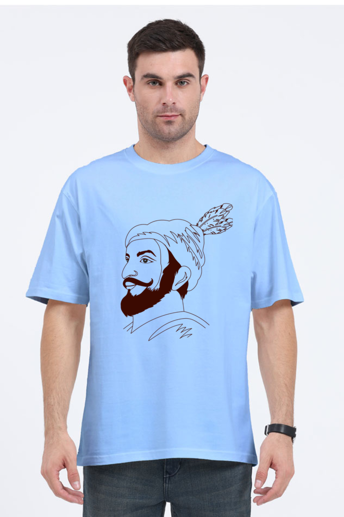 Unisex Oversized "Chhatrapati Shivaji" T-Shirt