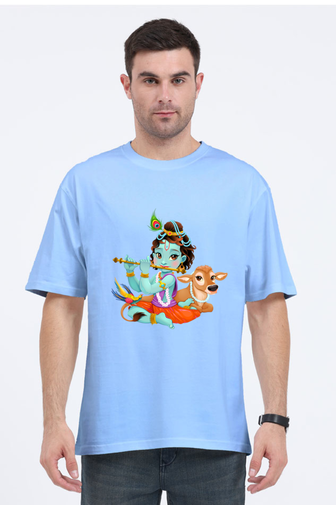 Unisex Oversized "Bal Krishna" T-Shirt