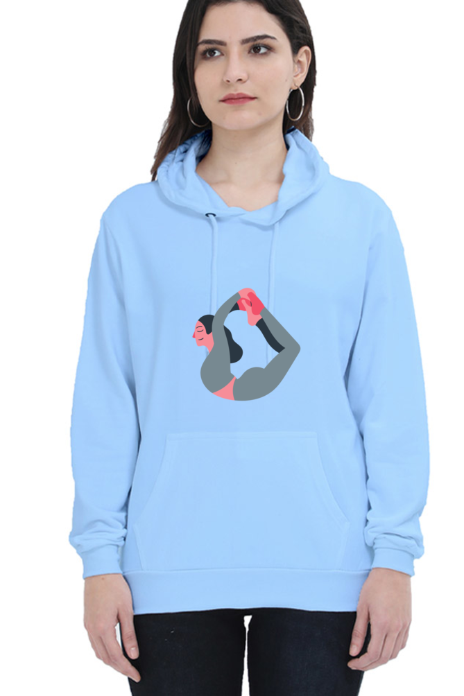 Unisex "Yoga Vibes" Hooded Sweatshirt